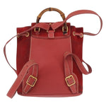 Gucci Vintage Bamboo Backpack Leather Mini - image 2