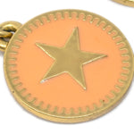 Chanel CC Star Dangle Earrings Metal with Enamel - image 2