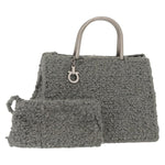 Salvatore Ferragamo Gancini handbag Wool - image 19