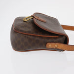 Celine Vintage Macadam Shoulder Bag Canvas and Leather - image 3