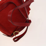Salvatore Ferragamo Gancini Flap Drawstring Backpack Suede - image 8