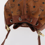 MCM Visetos Shoulder bag Canvas and Leather - image 15