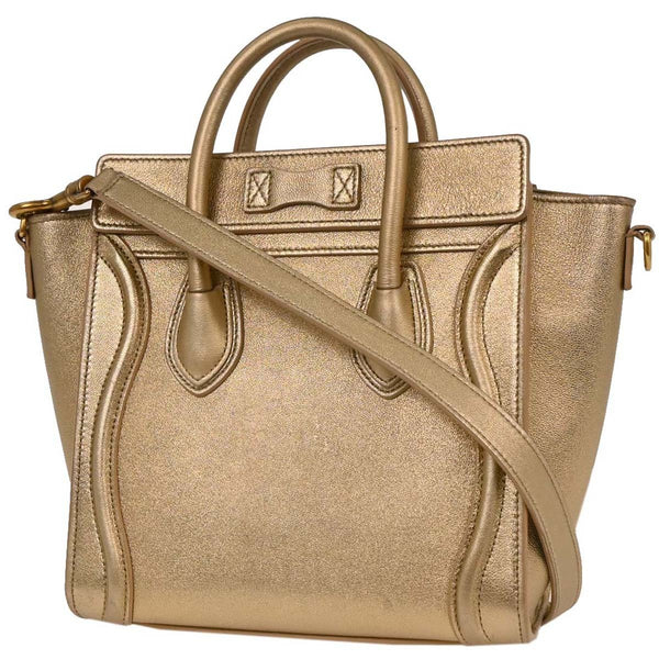 Celine Luggage Bag Smooth Leather Nano