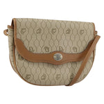 Christian Dior Vintage Honeycomb Shoulder Bag Canvas and Leather - image 18