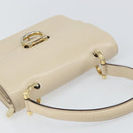 Celine Vintage Top Handle Bag Glazed Leather Small - image 15