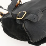 Gucci Gucci bamboo backpack daim mini - image 12