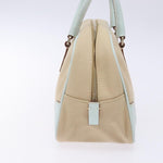 Prada Bauletto Bag Canvas with Leather - image 3