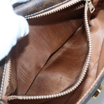 Celine Vintage Macadam Shoulder Bag Canvas and Leather - image 17
