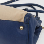 Prada Cuir Frame Convertible Tote Canvas and Saffiano Leather Small - image 12