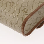 Christian Dior Vintage Honeycomb Flap Crossbody Bag Canvas and Leather - image 11