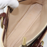 Celine Vintage Macadam Handbag Canvas and Leather - image 5