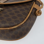 Celine Vintage Macadam Shoulder Bag Canvas and Leather - image 12