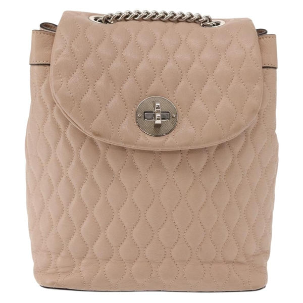 Bally Vintage Backpack Quilted Leather - image 1