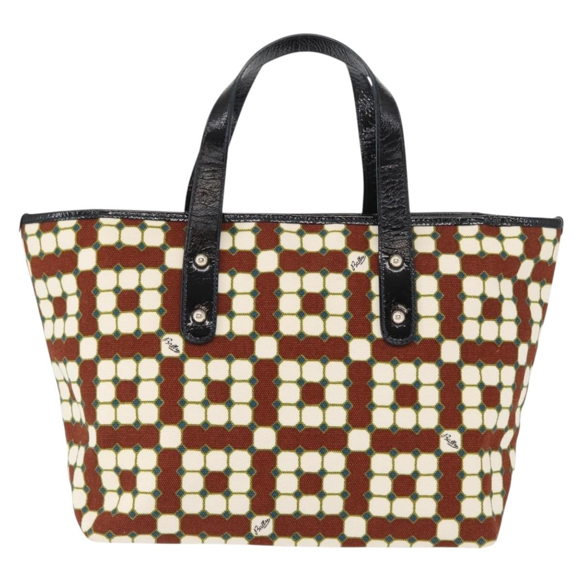 Bally Vintage Handbag Canvas - image 1