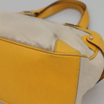 Salvatore Ferragamo Gancini handbag Canvas and Leather - image 10