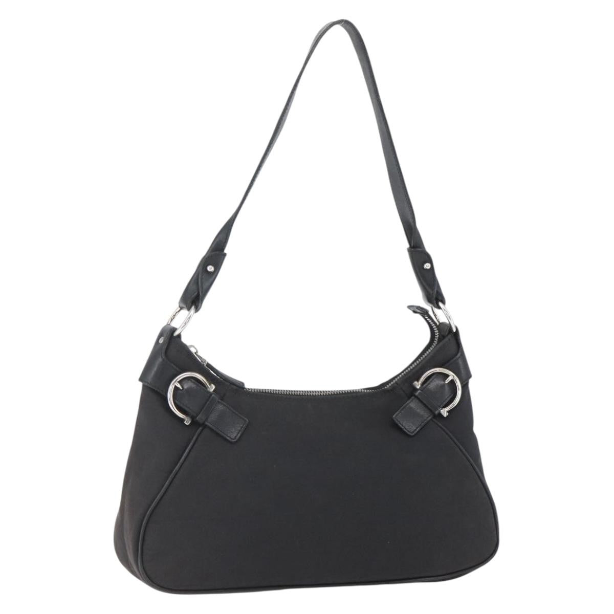 Salvatore Ferragamo Gancini Shoulder Bag Canvas - image 1