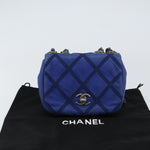 Chanel Diamond Stitch Chain Flap Bag Quilted Iridescent Calfskin Small - image 14