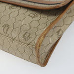 Christian Dior Vintage Honeycomb Shoulder Bag Canvas and Leather - image 8