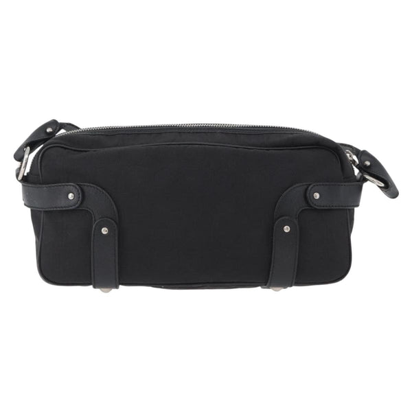 Salvatore Ferragamo Gancini Shoulder Bag Canvas