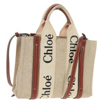 Chloe Woody Convertible Tote Canvas with Leather Small - image 15