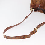MCM Visetos Shoulder bag Canvas and Leather - image 8