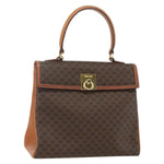 Celine Vintage Macadam Handbag Canvas and Leather - image 17