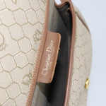 Christian Dior Vintage Honeycomb Flap Crossbody Bag Coated Canvas - image 6