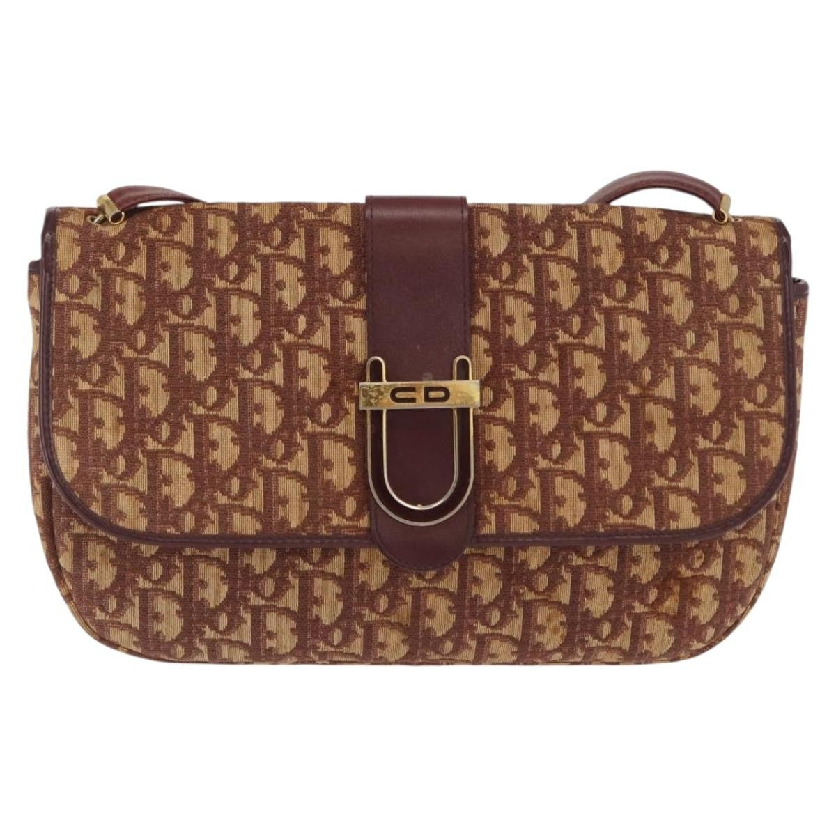 Christian Dior Vintage CD trotter Shoulder bag Canvas - image 1