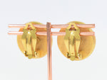 Chanel CC Hoop Clip-On Earrings Crystal Embellished Metal - image 9