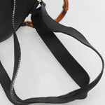 Gucci Vintage Bamboo Backpack Suede and Leather - image 20