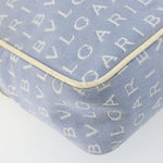 Bvlgari Logomania Shoulder Bag Canvas with Leather - image 9