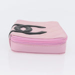 Chanel Cambon Zip Around Cosmetic Case Quilted Leather - image 3