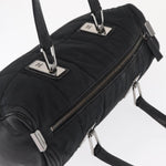 Chanel Square Stitch Boston Bag Quilted Nylon Large - image 16