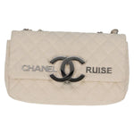 Chanel Cruise Flap Bag Quilted Canvas Medium - image 13