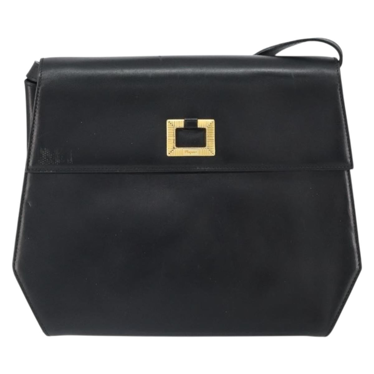 Salvatore Ferragamo Vintage Shoulder Bag Leather - image 1