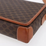 Celine Vintage Macadam Shoulder Bag Canvas and Leather - image 11