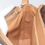 Celine Vintage Macadam Shoulder Bag Canvas and Leather - image 19