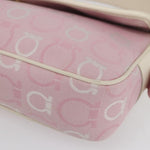 Salvatore Ferragamo Gancini Shoulder Bag Canvas - image 8