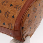 MCM Visetos Shoulder bag Canvas and Leather - image 11