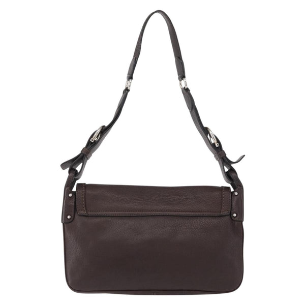 Salvatore Ferragamo Gancini Shoulder Bag Leather