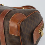 Celine Vintage Macadam Handbag Canvas and Leather - image 10