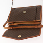Celine Vintage Macadam Shoulder Bag Canvas and Leather - image 18