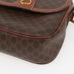 Celine Vintage Macadam Shoulder Bag Canvas and Leather - image 9