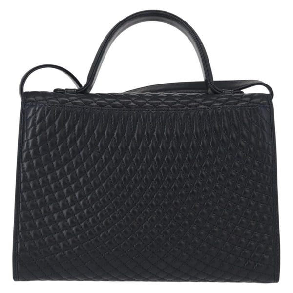 Bally Vintage Handbag Quilted Leather