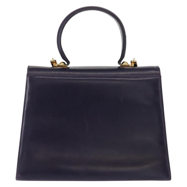 Salvatore Ferragamo Convertible Top Handle Bag Leather