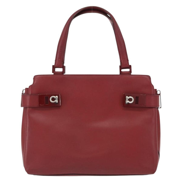 Salvatore Ferragamo Double Gancini Side Buckle Tote Leather Small - image 1