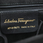 Salvatore Ferragamo Gancini handbag Suede - image 6