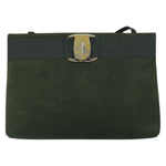 Salvatore Ferragamo Vala Shoulder Bag Suede - image 20