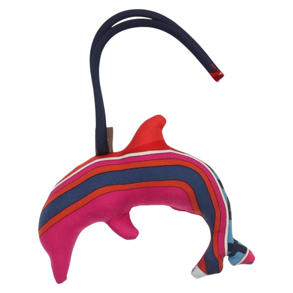 Hermes Petit H Dolphin Bag Charm Silk - image 1