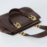Salvatore Ferragamo Gancini handbag Leather - image 15
